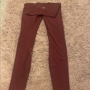 Lululemon Burgundy Leggings